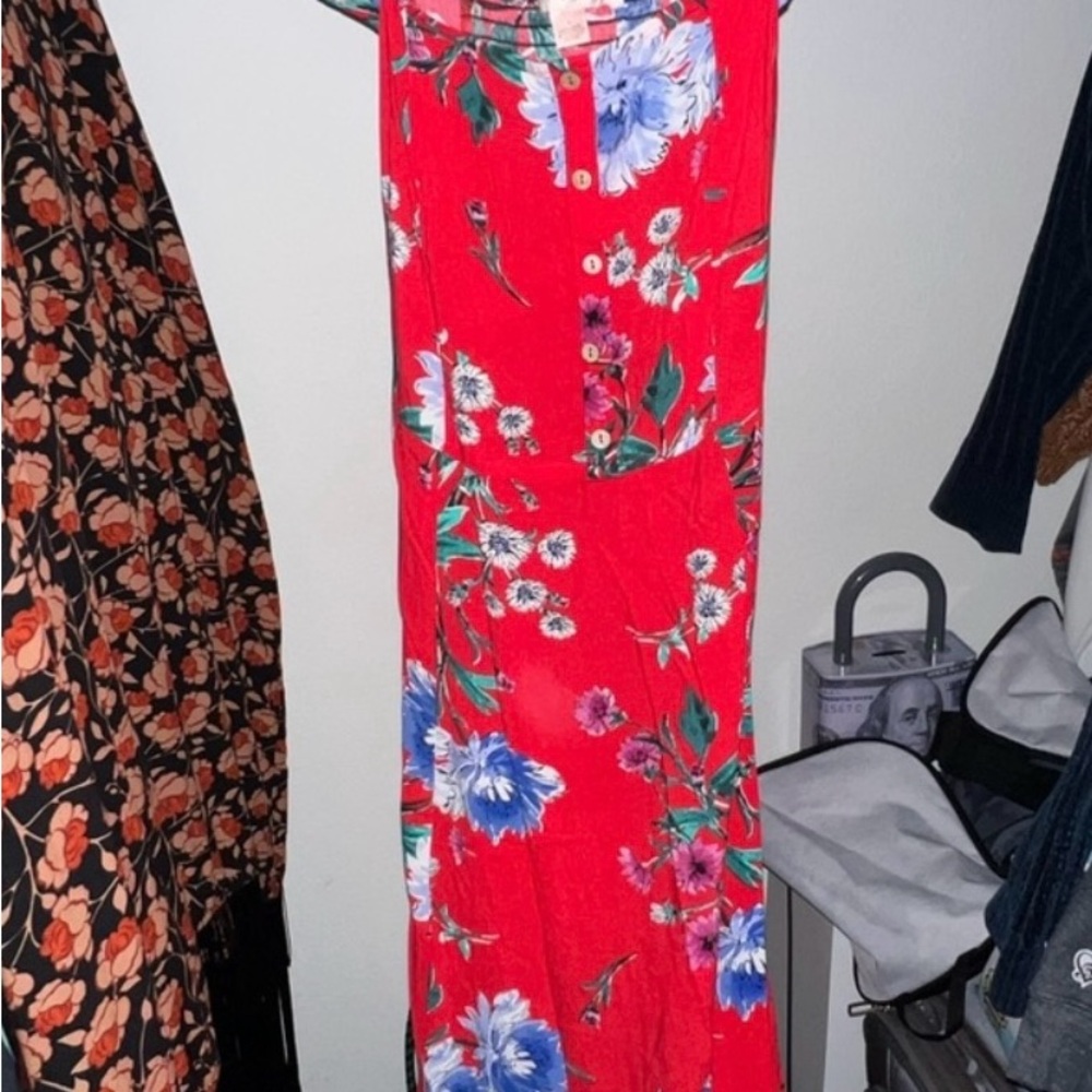 Band of Gypsies Red Floral Dress